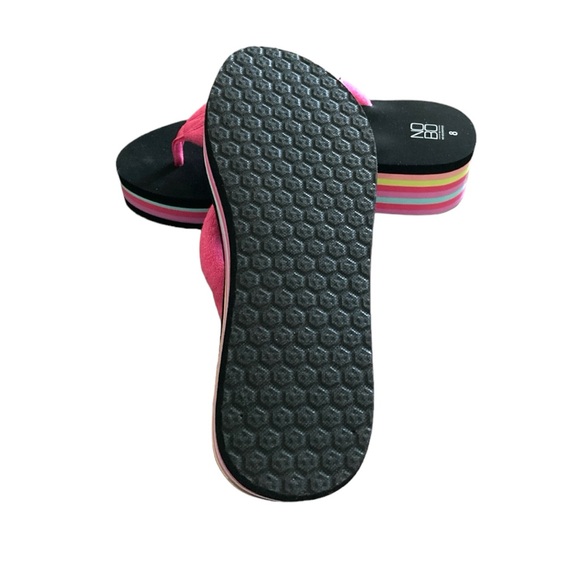 Mid-Heel Platform Wedge Sandals - Picture 6 of 8